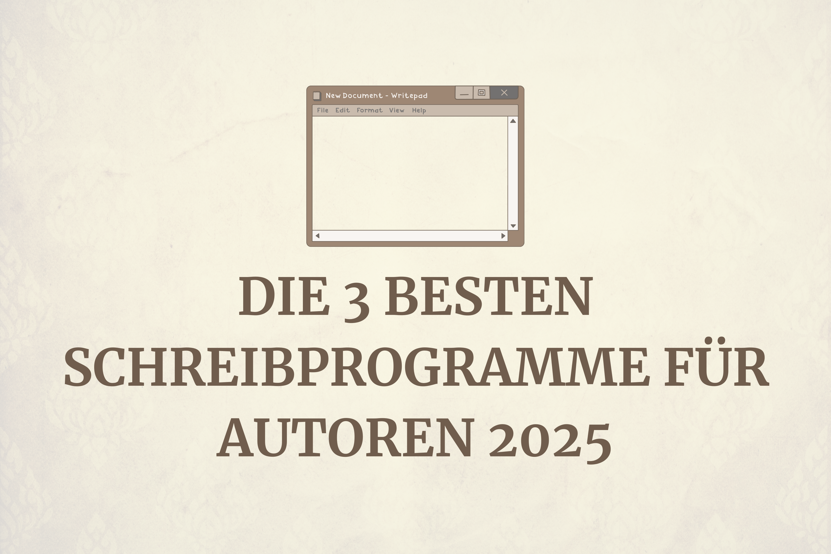Schreibprogramme für Autoren